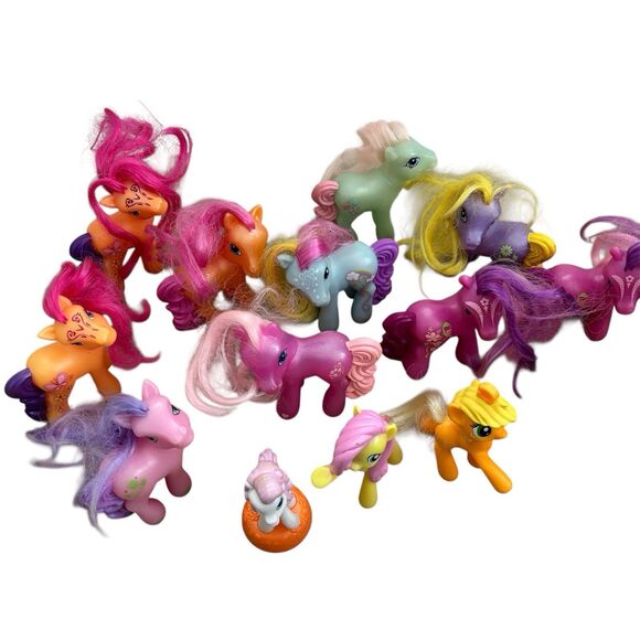MLP My Little Pony McDonalds G3 G4 Lot 13 Figures Brushable Hair Limited Edition - Picture 1 of 10